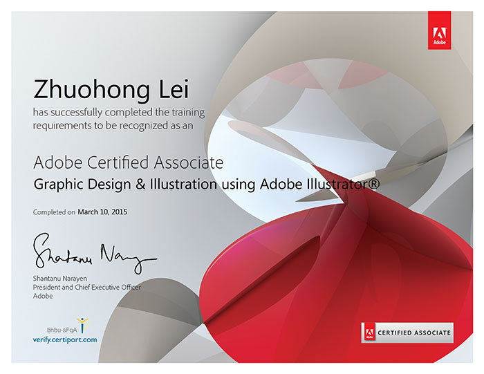 Adobe Illustrator Certificate